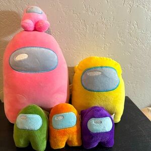 Among Us plush bundle